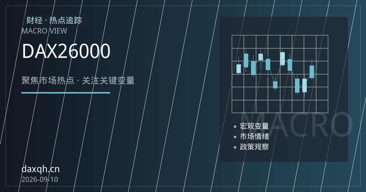 DAX指数破26000后，新手开户德指期货的资金门槛与审核要点