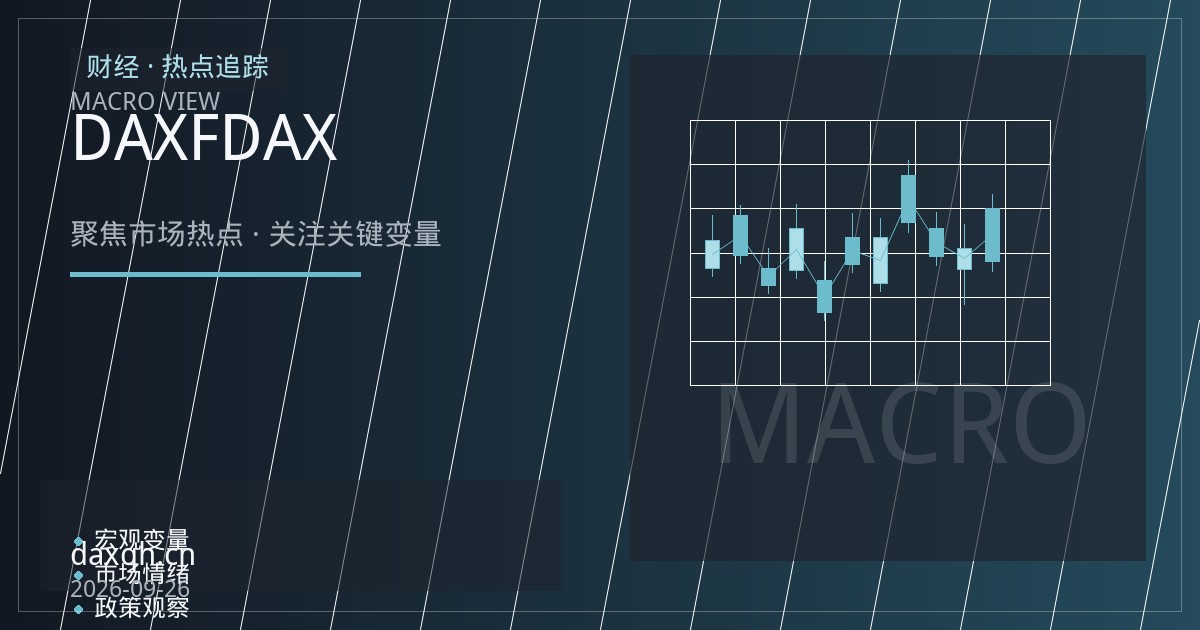 德指DAX期货开户前必读：从欧洲央行政策节奏到FDAX合约规格核验
